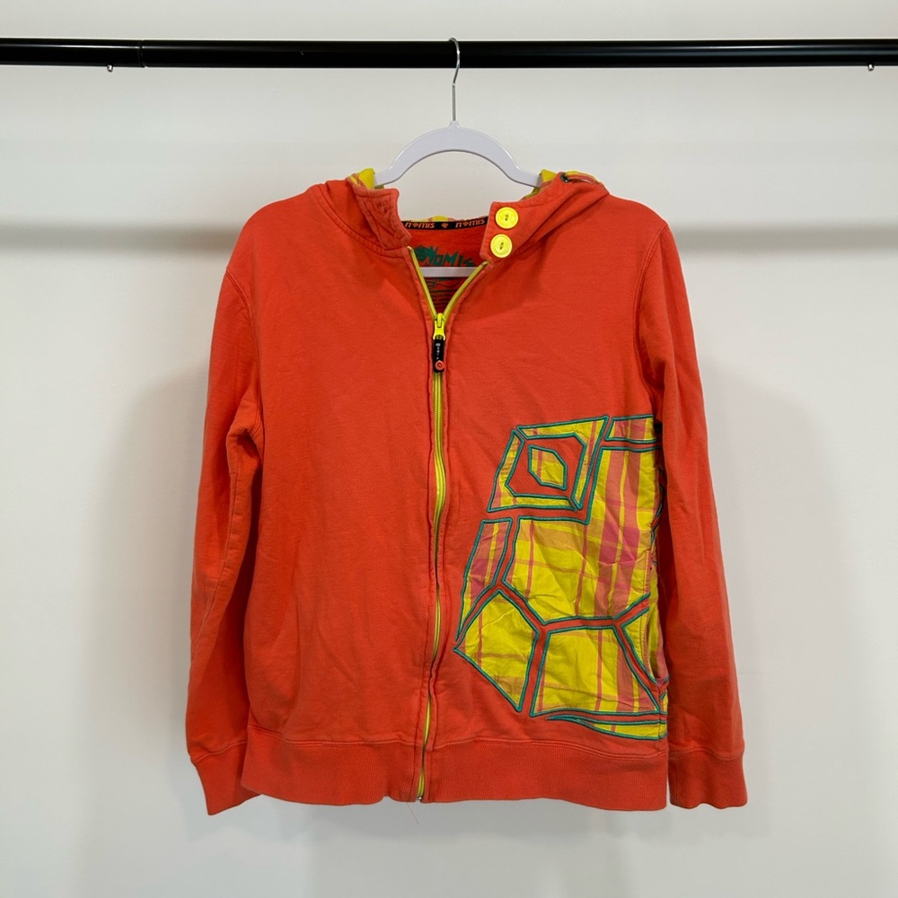 Nomis Zipper Jacket - Bright Orange/Coral